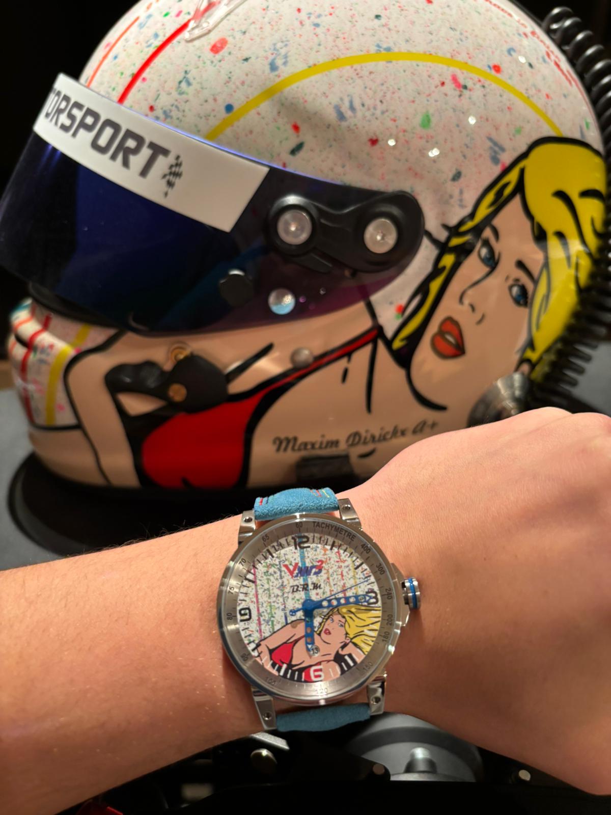Horloge in beperkte oplage - BRM x Maxim Dirickx