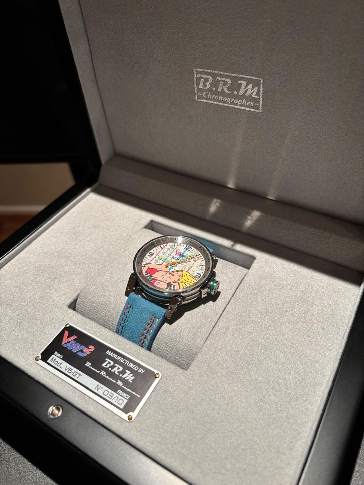 Horloge in beperkte oplage - BRM x Maxim Dirickx