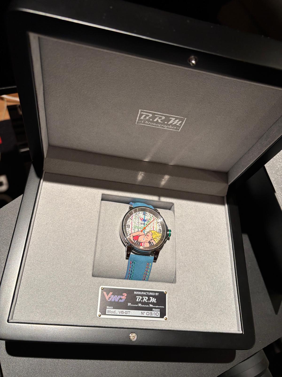 Horloge in beperkte oplage - BRM x Maxim Dirickx